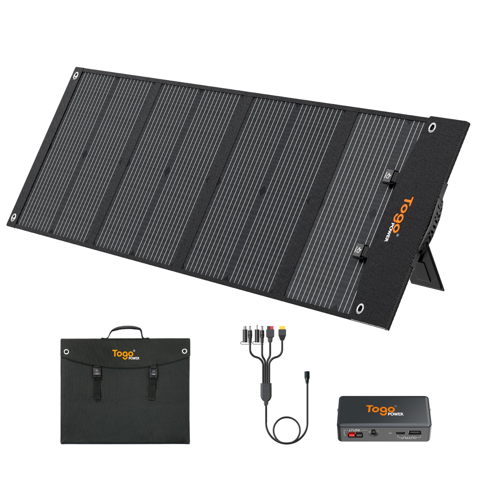 

Togo Power Solar High Conversion IP65 Waterproof and Charging for Smartphones and Portable Power Power Outage Disaster Preparedness Compatible with