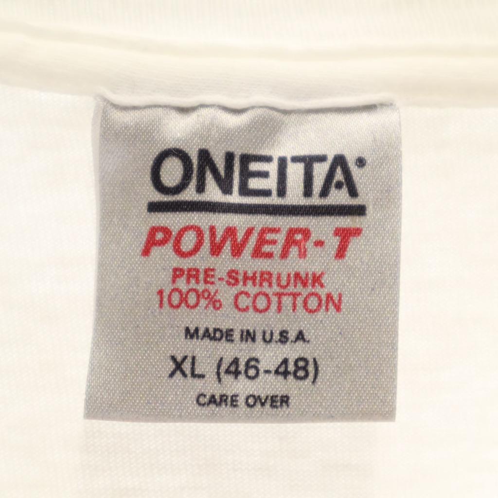 ONEITA 90s Old USA Made Mr. Grandpa Jim Benton Short Sleeve Print T-shirt Men's Used