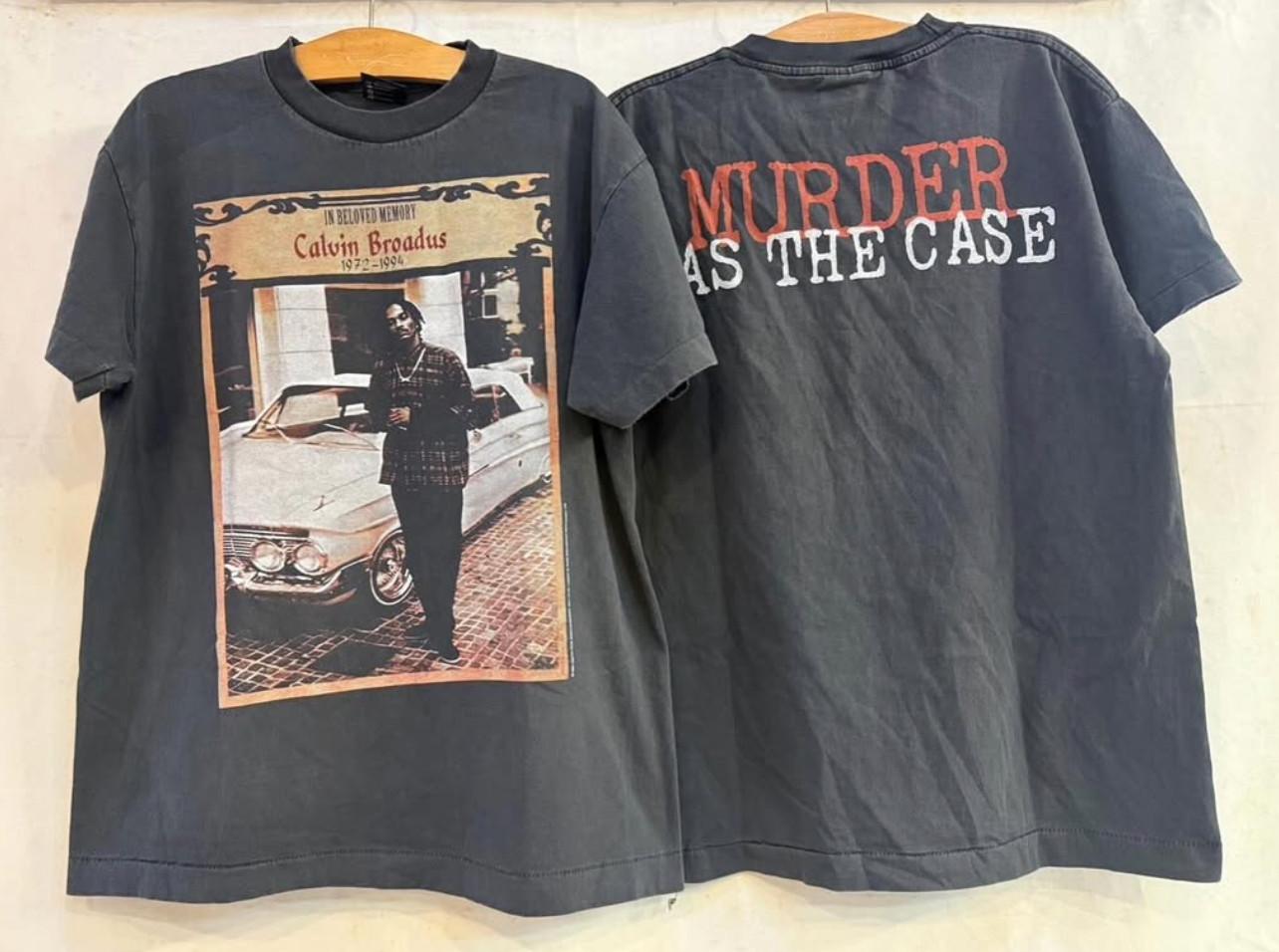 Snoop Dogg Murder Was The Case Vintage Album Rap 90s Hip Hop Sz.L Shirt REPRINT Unisex T-Shirt XXXL