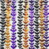Runtowo  1x2M Pumpkin Bat Spider Foil Fringe Backdrop ,Halloween Party Ribbon ,Ghost House, Halloween Horror Background Decor