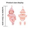 Puppenkleidung für 7,87 Zoll Babypuppen Kleidung Spielzeugpuppen Zubehör Geeignet für 20cm Puppe Strampler Pullover Puppenkleidung Zubehör