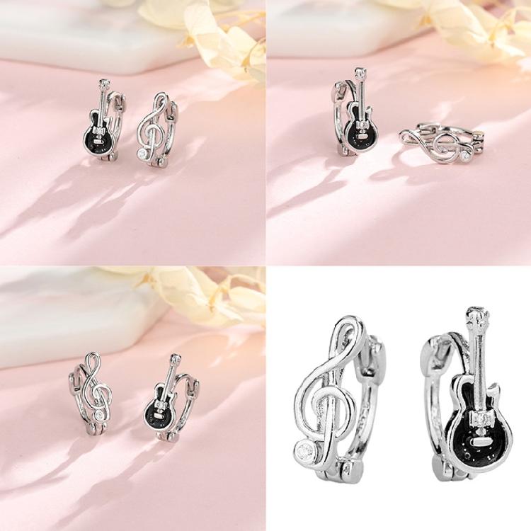 Stage Ready Music Note Ear Accessories Copper Crafted Rock Styles Jewelry for Daily Use