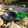 7 Delen Panning Kit Draagbare Mesh Zeefpan voor Enthousiastelingen Hobbyisten Zwart Groen