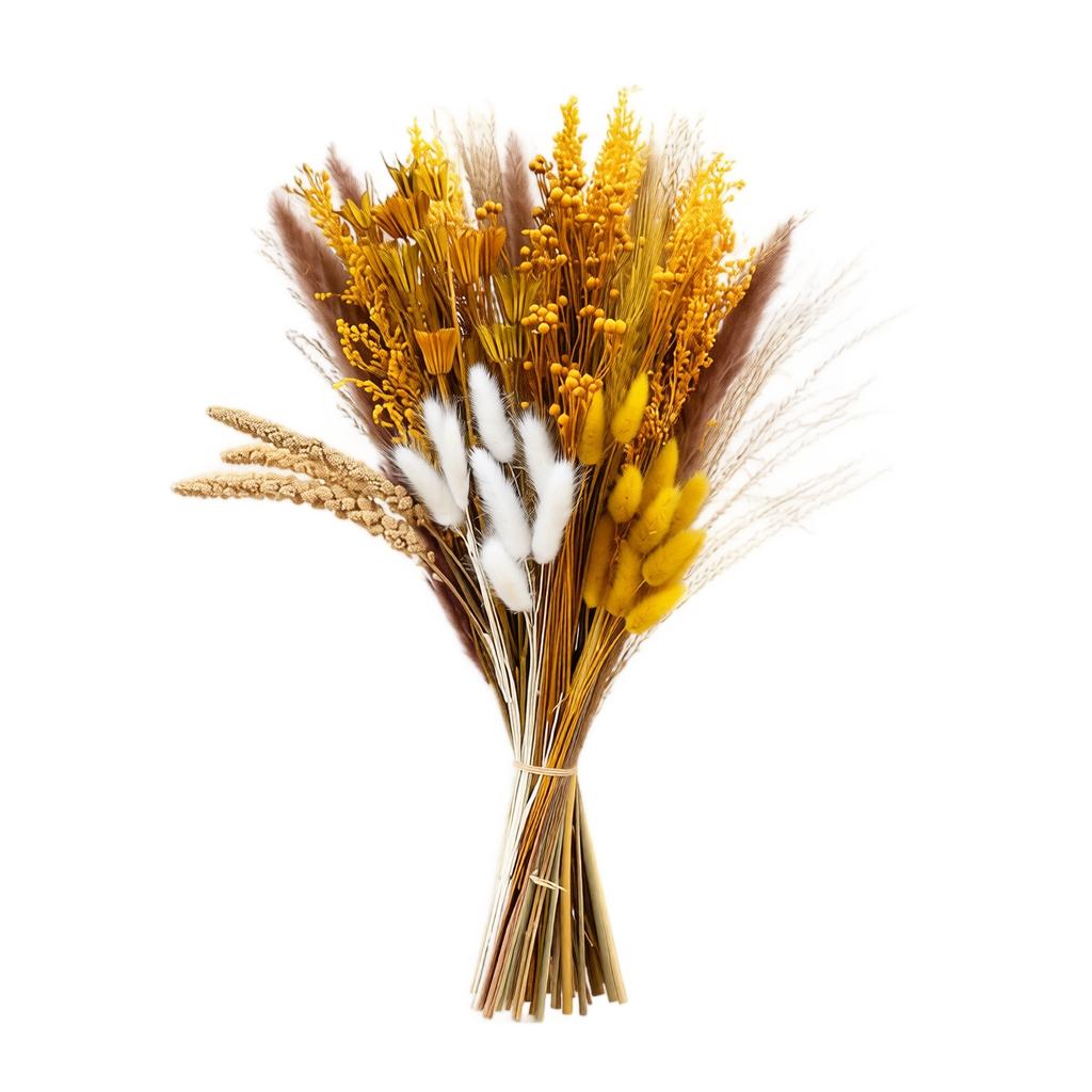 Natural Dried Flower Bouquet Mixed Floral Arrangement for Living Room Home Decor and Gifts