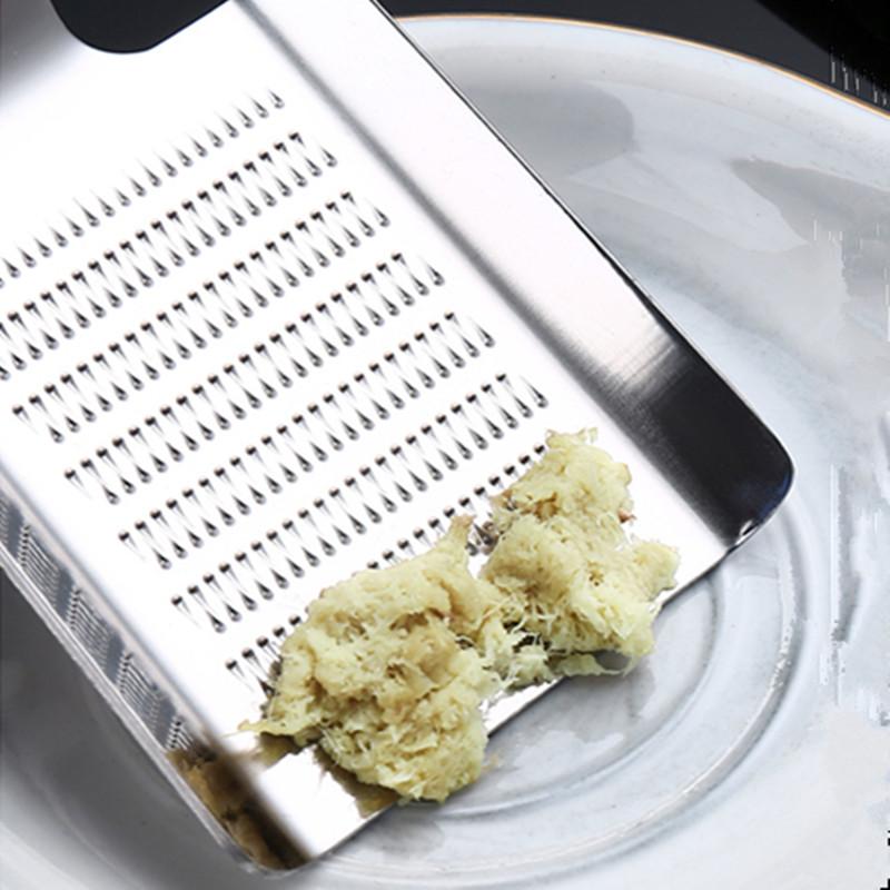 Stainless Steel Ginger Grater Garlic Wasabi Crusher Burnishing Machine Portable Manual Vegetable Fruit Press Device Kitchen Tool