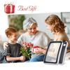 Handheld Magnifier 4X Magnifying Glass for Reading Full Book Page Newspaper Rectangular Magnifying Glass with Bright
