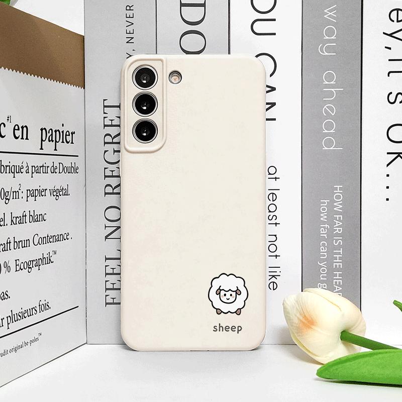 Stylish Cartoon Animal Cat Dog Couple Printed Phone Case for Samsung Galaxy S26 S24+ S23 Ultra S25 + S22 Plus S21 FE Soft Cover