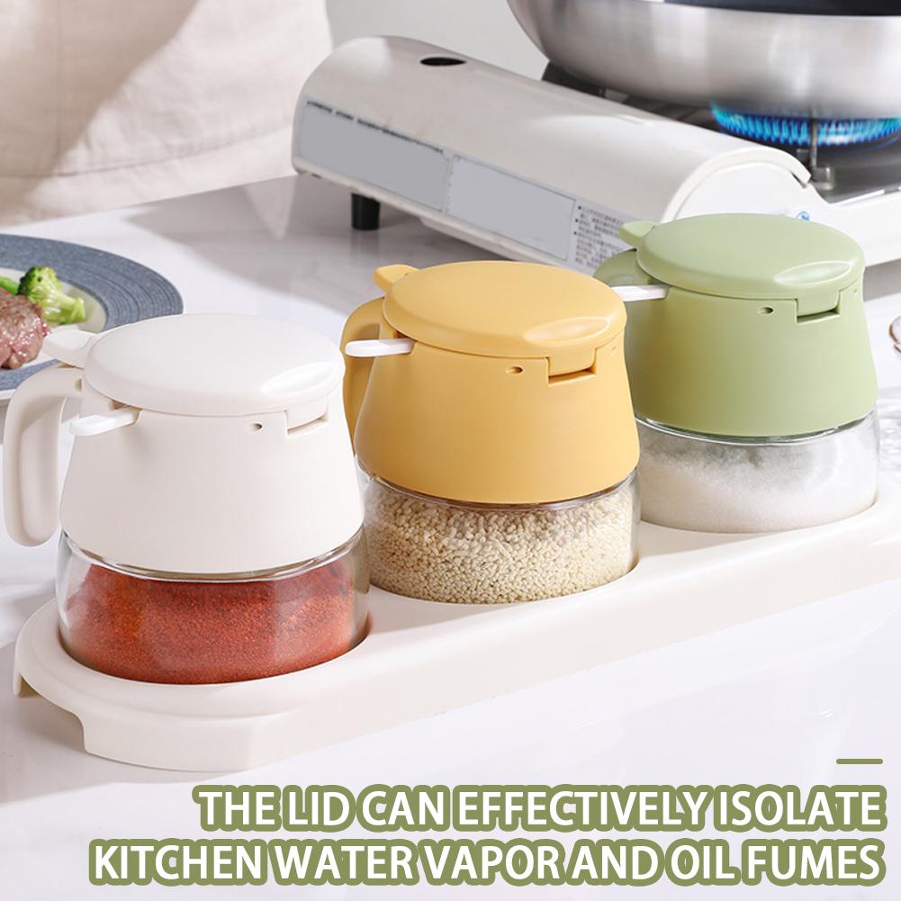 Practical Seasoning Box Set Dustproof Moisture-proof Seasoning Bottle Kitchen Accessories