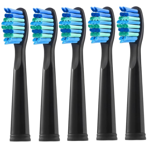 

Teeteck Replacement Brush Heads for Electric Toothbrushes, Compatible with Shego/Fairywill FW-507/508/551/515/917/959/2011, FW-D1/D3/D7/D8, Set of 5,