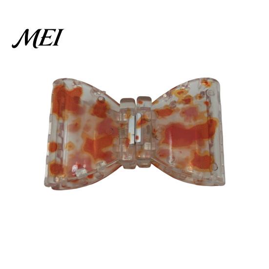 Daily Commute Hair Clip Magnetic Clip, Transparent Anti-Slip Tooth Design Half-tied Pin, Accessory for Medium Long Tortoise Shell