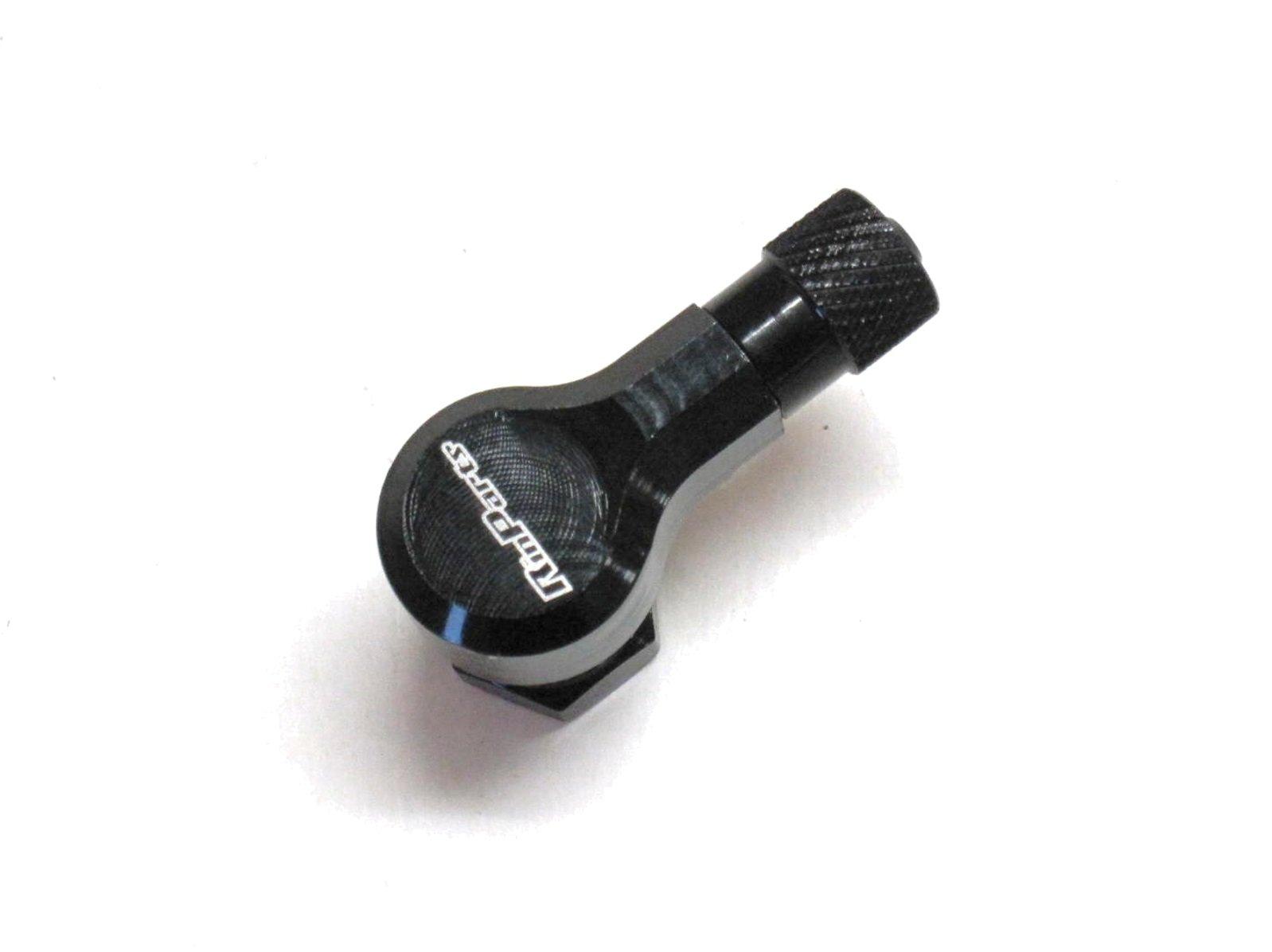 RinParts Aluminum 90° Air Valve for Zoomer Black 1110495