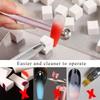 100Pcs Grab Clip Gradient Nail Brushes Sponge Set Nail Sponge Grab Pen  Nail Art
