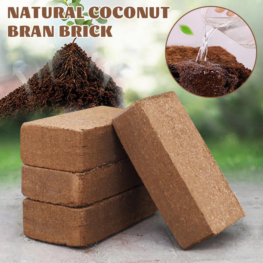 

Natural Coconuts Brick Nutrient Soil Multipurpose Flower Vegetable Planting Substrate For Raised Garden Beds Plant Grow 3pcs