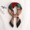 Luxury Silk Scarf for Women Hijab Bandana Fashion 70*70cm Square Scarves Handkerchief Design Shawl Wraps Echarpe Foulard