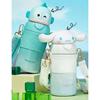 Pochacco, Hello Kitty, Hangyodon, Kuromi, Cinnamoroll, My Melody, Lotso, Butelka na wodę Alien z pokrywką i torbą, Dziecięcy kubek ze stali nierdzewnej,