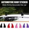 1 Paar Auto Duivelshoorn Sticker 3D Automotive Dakdecoratie Voor Achter Bumperbeschermer Anti-Botsing Beschermer Waterdicht Zonbestendig Universeel Voertuig