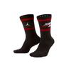 Skarpety sportowe Air Jordan Legacy Crew, Contrasting Colors Logo, do treningu, za kostkę, jedna para, czarne, unisex DA2560-010