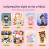 Blind Box Storage Display Stand Single Transparent Doll Handmade Dustproof Box Handmade Doll Acrylic Display Box NO Dolls