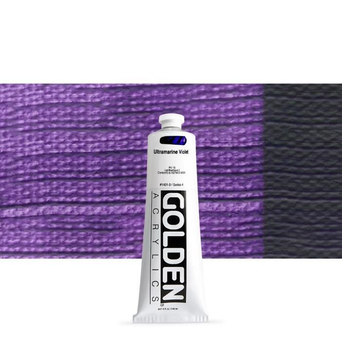 Acrylic Paint - Golden - Heavy Body - 150ml - Ultramarine Violet - Pure Color