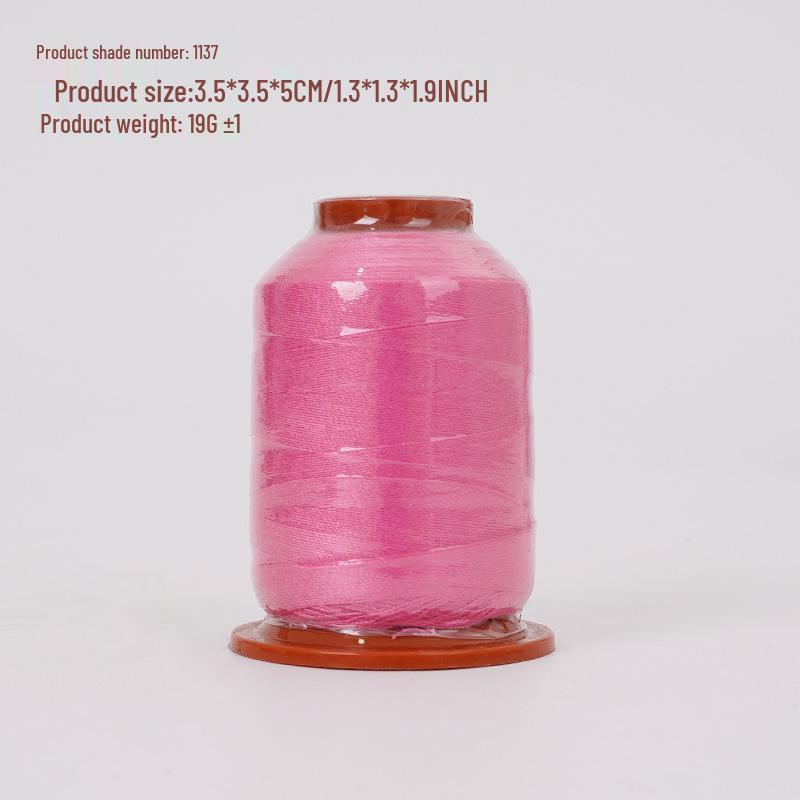 Polyester Sewing Thread: 100 Colors, 500 Yards, Fine Two-Strand, High-Speed, for Hand Sewing