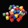 100Pcslots 14Colors 10Mm Cube Wood Cubes Colorful Dice Chess Pieces Right Angle For Token Puzzle Board Games Early Education