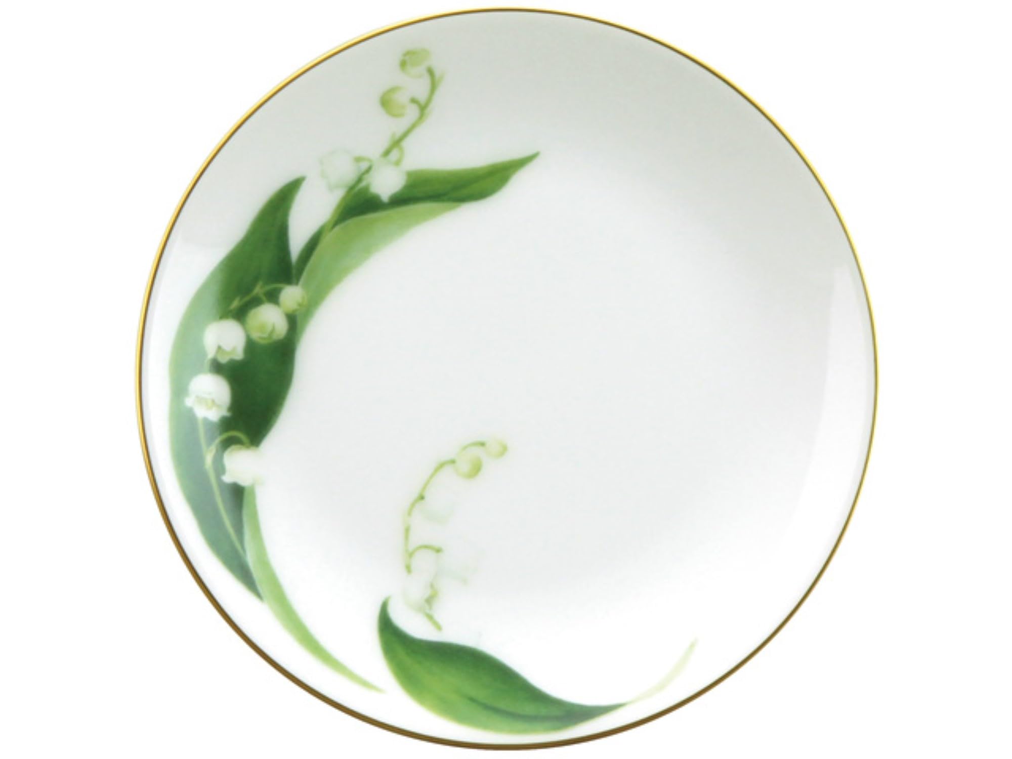 

Okura Toen For you of the 12cm small plate Lily Valley 142H/5161