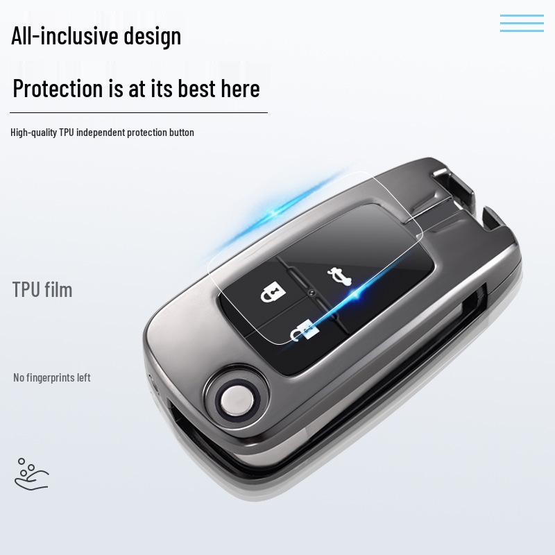 Premium Metal Key Case for Buick: Excelle, Envision, LaCrosse, Verano, GL8 Models