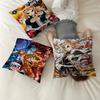 Rengoku Akaza Demon Slayer Anime Pillow Cover for Bedroom Room and Living Room Sofa Decorative Cushion Cover