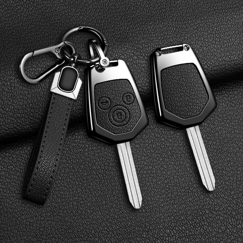 Zinc Alloy Leather Car Key Cover For Subaru Crosstrek Forester Impreza Legacy Outback Tribeca Wrx Sti Crosstrek Ascent Keychain