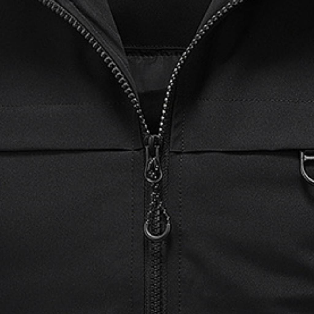 Men's Casual Solid-color Light Down Cotton Vest, Men's Stand-up Collar Zip-up Workwear Vest Jacket