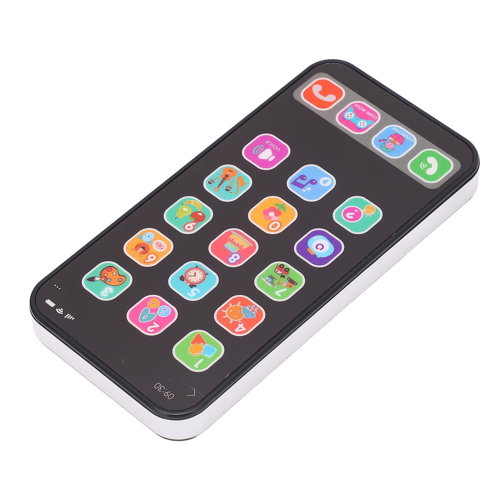 Детский умный телефон с сенсорным экраном, многорежимный музыкальный телефон, игрушка для раннего обучения