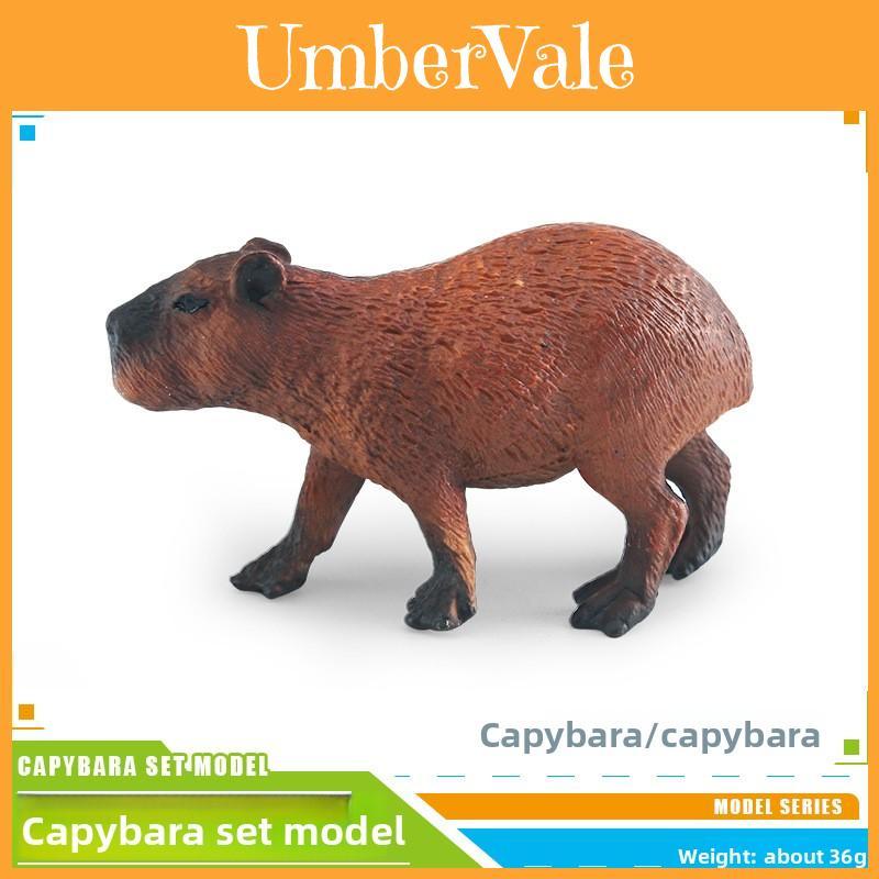 Pvc Capybara Animal Model Set With Static Tapir Figures For Childrens Educational Play