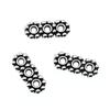 10pcs 15x6mm Spacer Beads For Jewelry Making Bracelet DIY Three Holes Spacer Beads Charm Spacer Beads
