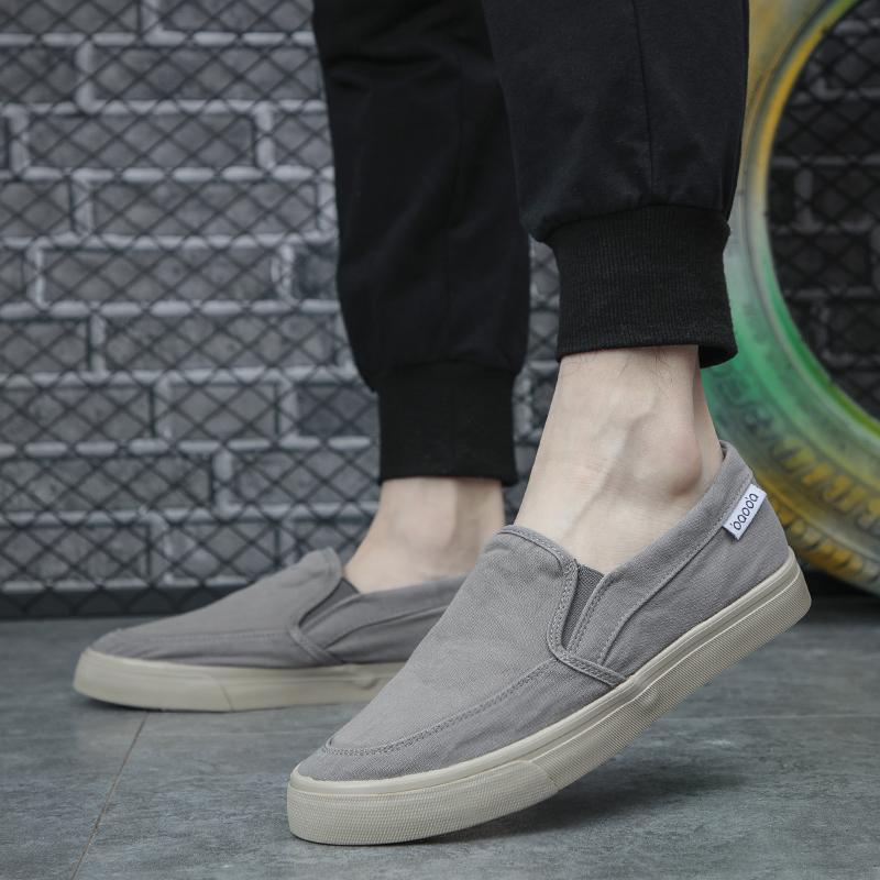 Fashion Men's Canvas Shoes Fashion New Korean Youth Versatile Men's Shoes Prevent Slippery Wear-resisting Shoes for Men BD22318