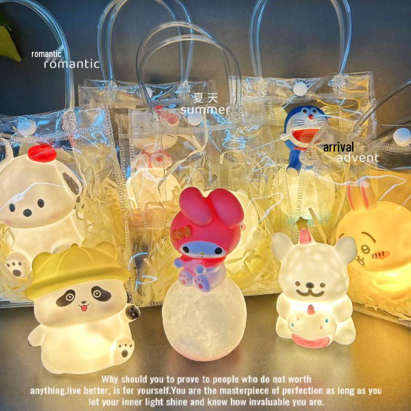 Cute Cartoon Night Light - Mid-Autumn Souvenir Toy, Popular Street Stall Item