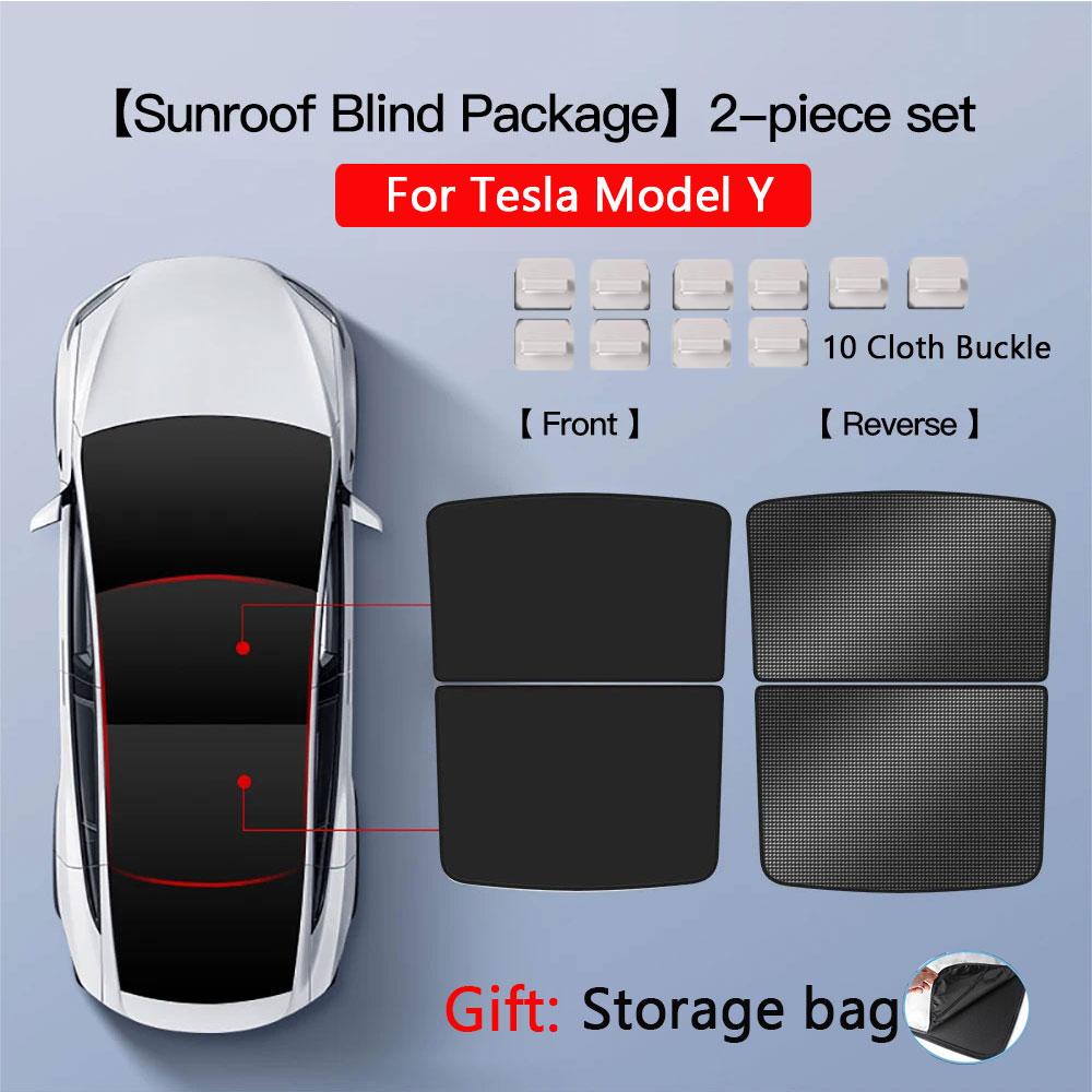 Roof Sunshades for Tesla Model Y 2025 Juniper Model 3 Sunroof Shade Sunshade Roof Sun Shade for 2024-2025 Tesla Model 3 HighlandWindshield Sunshades