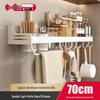 Danle Wall-Mounted Kitchen Storage Rack with Knife and Chopstick Holder