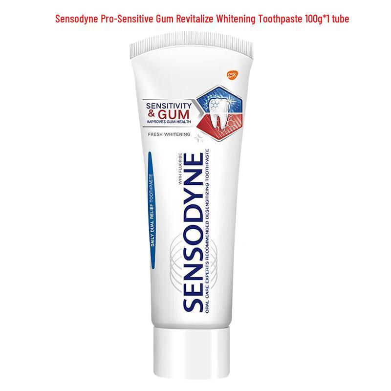 

Sensodyne Triple Action Gum Care & Whitening Toothpaste