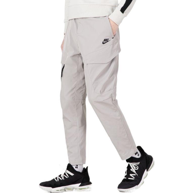 Nike Casual Pants Men's Gray Moderate Cargo Pants DH3867-012