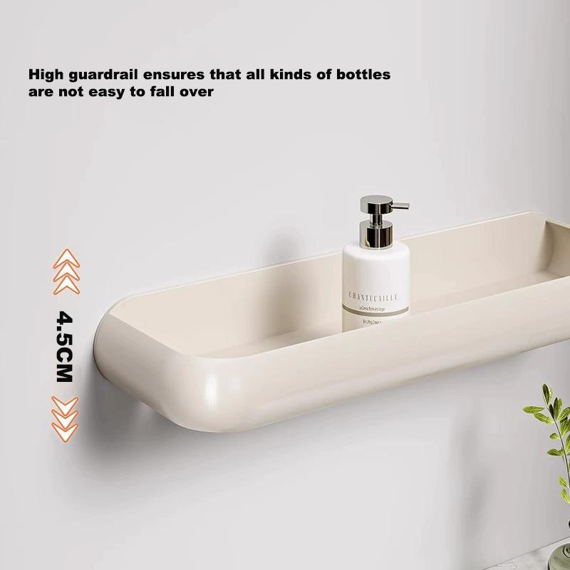 Bathroom Shelf Toilet Sink Hanging Wall Organizer No-Punch Storage Organizer Shampoo Rack Bathroom Accessories Premium Quality