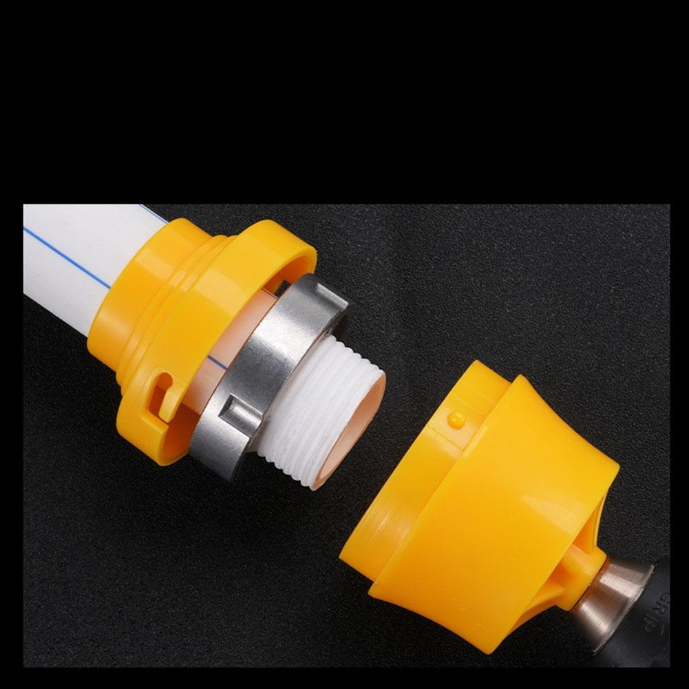 Electric Drill Compatible PVC Pipe Threader Kit with Various Die Sizes