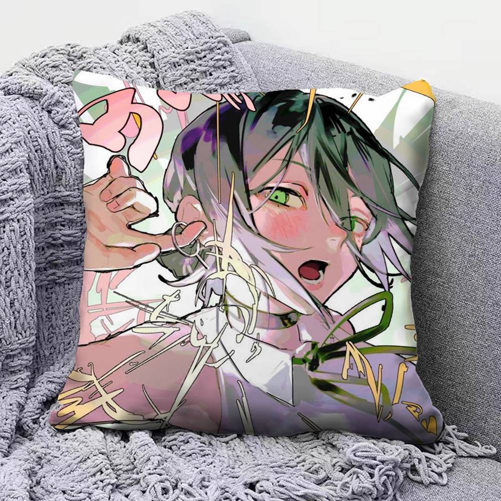 Reze Chainsaw Man Anime Girl Fujimoto Tatsuki Pillow Covers Home Sofa Cushion Covers and Aecorative Custom