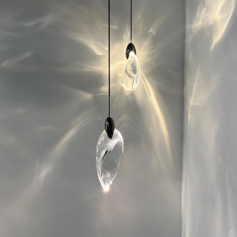 Modern Crystal Chandelier for Bedroom & Living Room - High-End Bedside Pendant Light