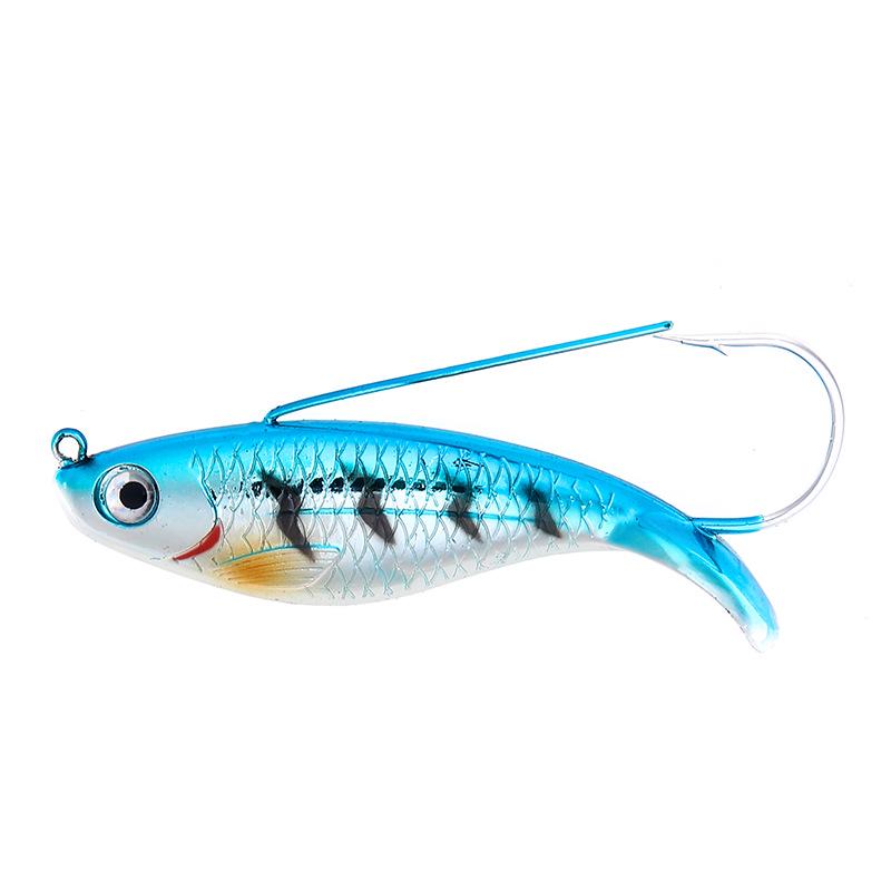 Simulated Fish Scale Lure: 8.5cm/21.2g Single Hook Hard Bait for Fishing