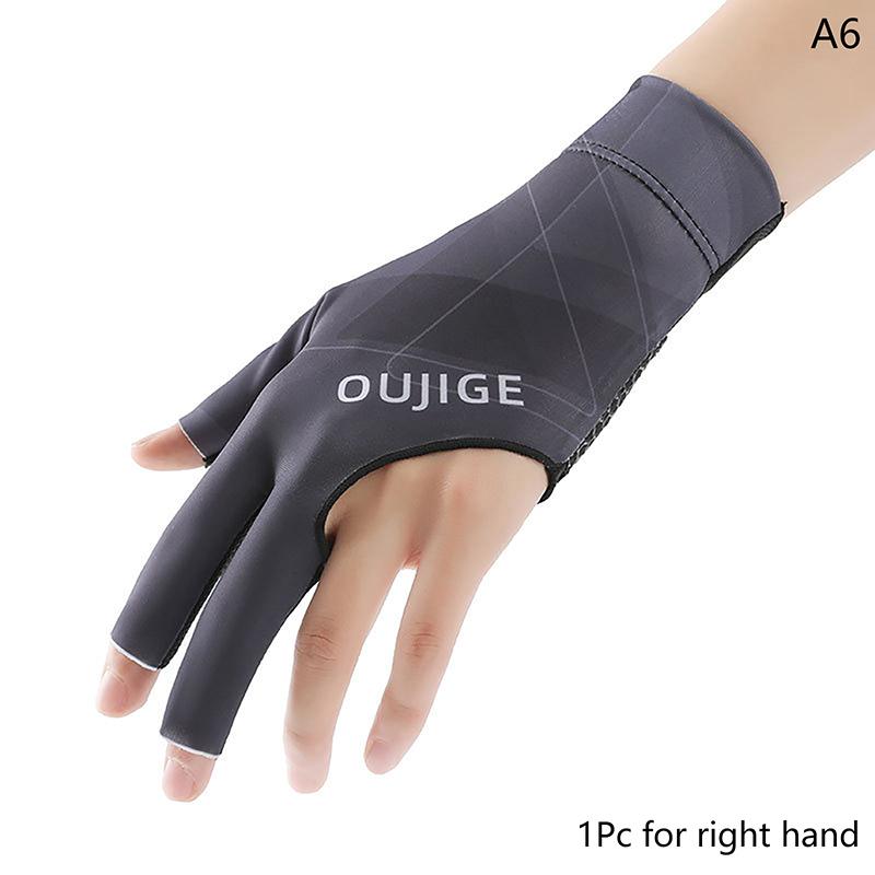 

1 шт. Перчатка для бильярда, снукера, бильярда, Нескользящие наклейки, Эластичность, Тренировочные перчатки для бильярда, Аксессуары