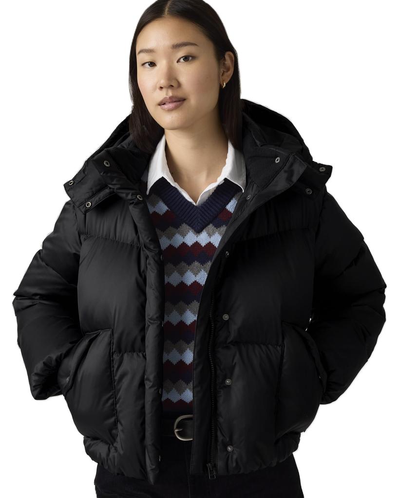 Levi's WESTERN BUBBLE Puffer Jacket Insulated Puffer Short Down Jacket Women's 003MD-0001 US L