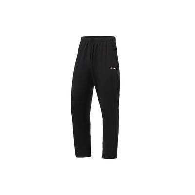 Li Ning Trainingsserie Losse Rechte Casual Sportbroek Heren bottoms Zwart AYKR543-1