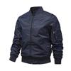 Men Solid Color Bomber Jacket Fashion Aviator Baseball Jacket Outerwears Spring Autumn Ropa Hombre Jackets For Men