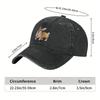 Corgi Dog Print Baseball Cap Adult Polyester Casual Adjustable Sun Protection Dad Hat