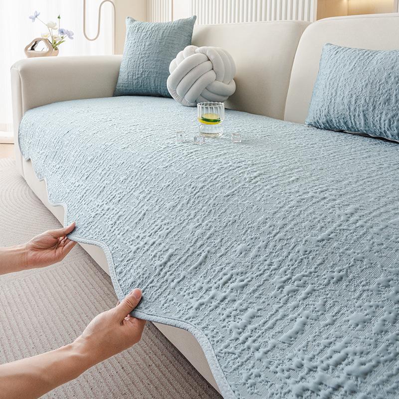 Unregelmäßige Spezialform Sofaüberzug Pad Neuer Sofakissenbezug Fortgeschrittener Sofasitzkissenbezug Sommerbezug Handtuch